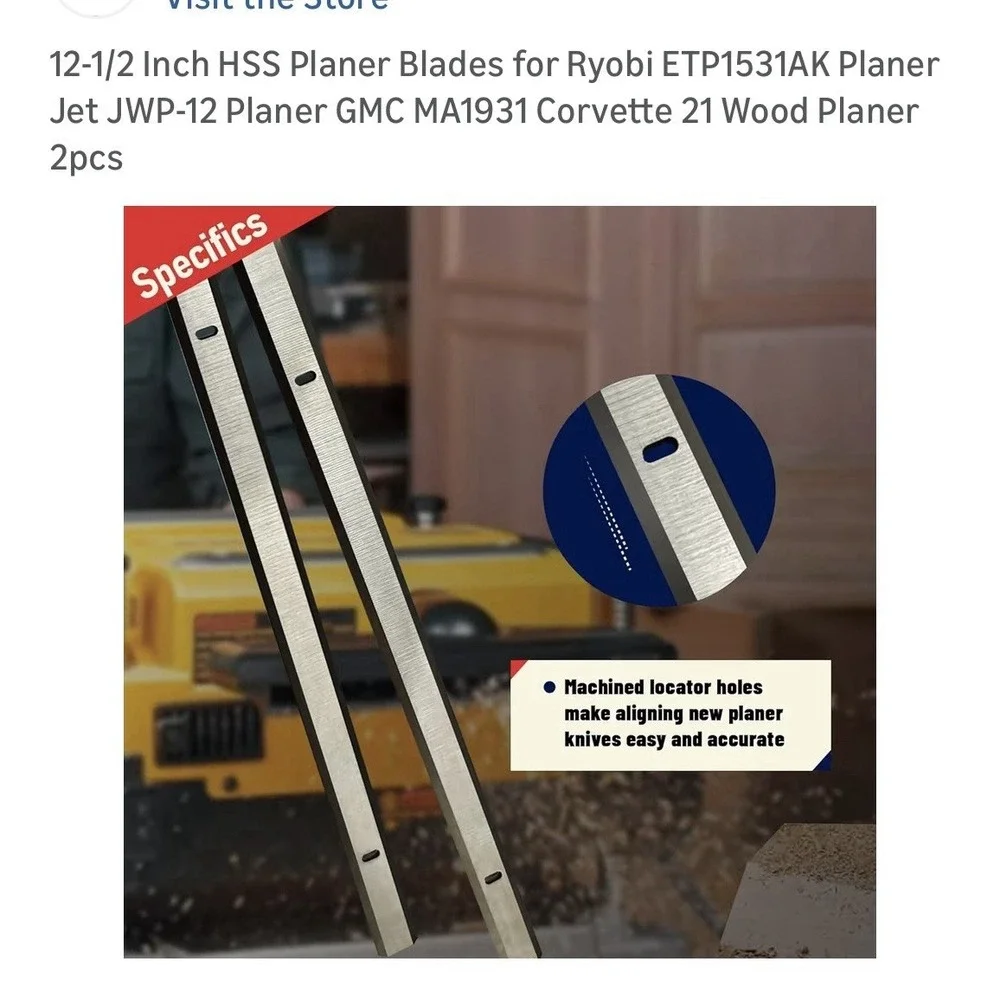 12 1/Inch Planer Blades for Vevor‎ 13